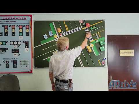 Видео: Лекция по ПДД РБ Глава 13. ч.2 Регулируемые и нерегулируемые перекрестки - Спринцин