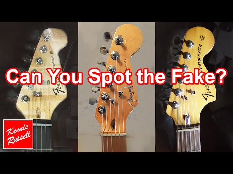 Видео: Три гитары Fender Stratocaster... 1 подделка и 2 настоящих | Попробуйте распознать подделку