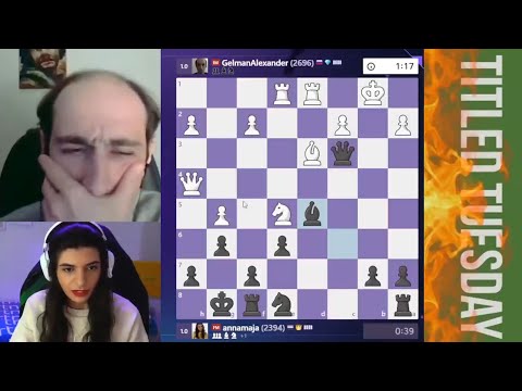 Видео: Ну и партия)) Боевая девушка попалась!