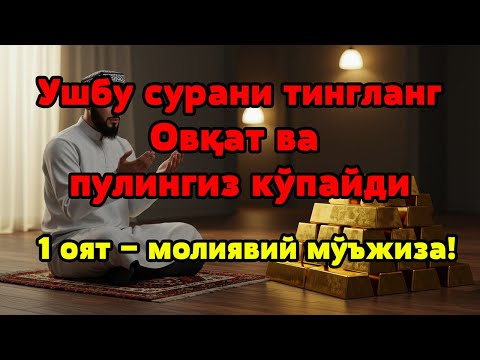 Видео: Мужизавий Дуо! Қулоқ Солинг Самарасини Дарҳол Кўрасиз Бойлик Дуоси