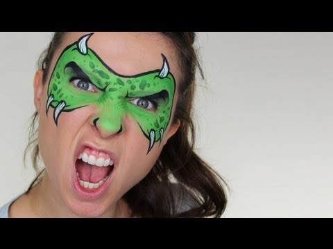 Видео: Маска монстра на лице