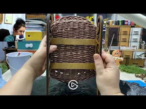 Видео: Мастер- класс: Новогодние сани. Часть 5