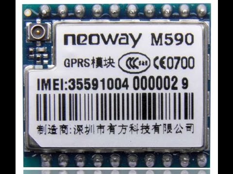 Видео: GSM/GPRS модуль neoway 590. Подключение и работа с ним.