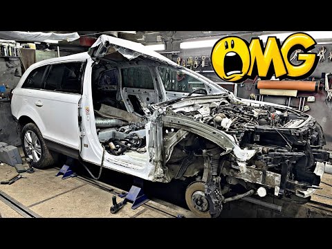 Видео: Ремонт тотальной Audi Q7