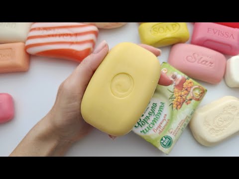 Видео: Cutting dry soap. Satisfying ASMR video. Резка сухого мыла