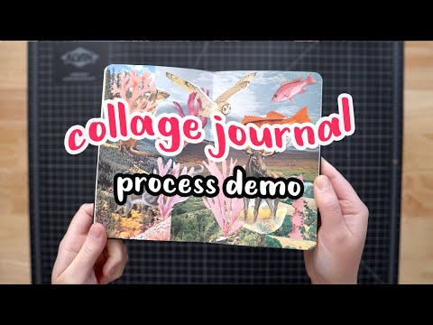 Видео: Демонстрация коллажа в журнале East of Honey ✂️
