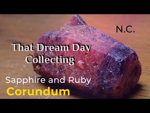 Видео: Находки на поверхности рубиново-сапфирового корунда в Северной Каролине