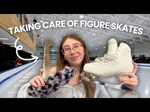 Видео: КАК УХАЖИВАТЬ ЗА ФИГУРНЫМИ КОНЬКАМИ | Уход за фигурными коньками 101