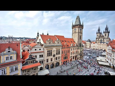 Видео: Роспись Назара и Наташи в Староместской ратуше (Прага)