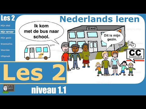Видео: Урок №2 - Это я! - Мой город - Транспорт - hebben - zijn- нидерландский для начинающих - NT2 1.1 A1