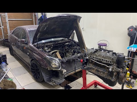 Видео: 1gfe beams капиталка. Toyota verossa