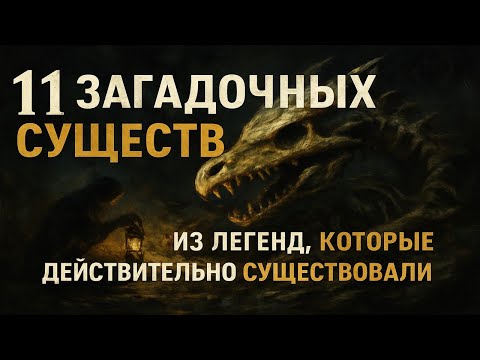 Видео: 11 Загадочных Существ из Легенд, Которые Действительно Существовали...