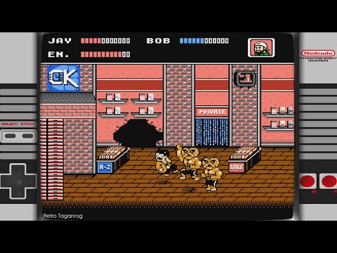 Видео: Jay and Silent Bob Mall Brawl 2020 Игра Денди(NES)Прохождение игры.