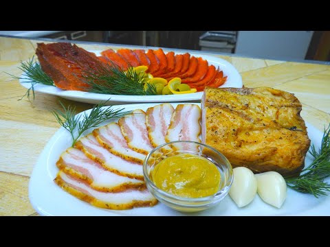 Видео: Холодное копчение красной рыбы и сала. Полный обзор коптильни "HOBBI SMOKE" (Хобби Смок)