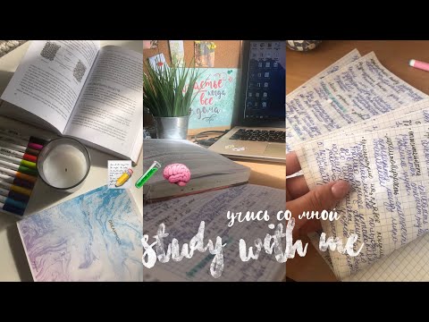 Видео: Study with me📝учись со мной