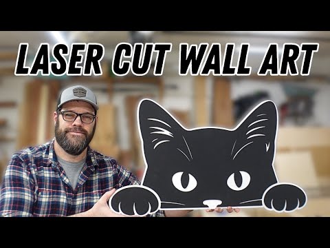 Видео: Лазерная резка настенного искусства — это просто!
