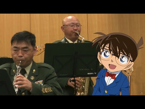 Видео: Detective Conan основная тема 🎷 Японский военный оркестр