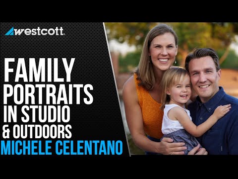 Видео: Съемка семейных портретов на природе и в студии с Микеле Челентано