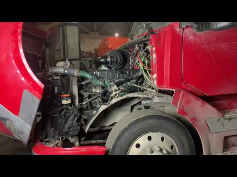 Видео: Ремонт окончен. Вольво VNL. Замена камминс и установка двигателя fh д12 окончена. Сроки и стоимость.