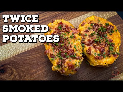 Видео: Рецепт дважды запечённого картофеля на гриле | Дважды копчёный картофель