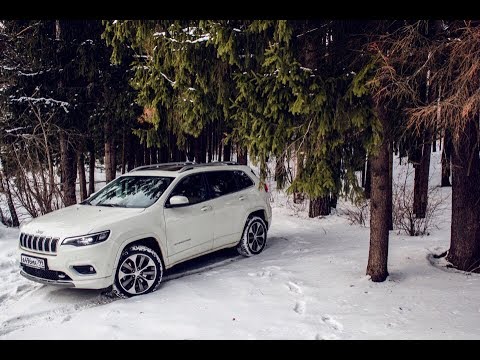 Видео: Jeep Cherokee - застряли в снегу, обзор из канавы