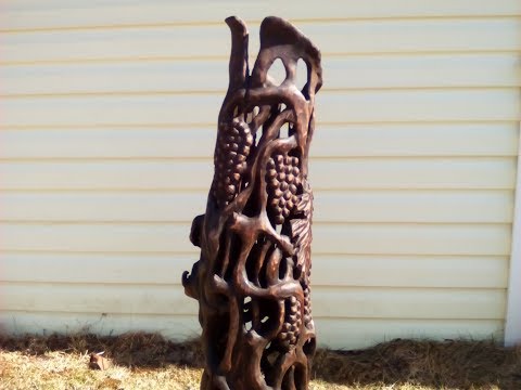 Видео: НАПОЛЬНАЯ ваза ( лесной мусор в дело)