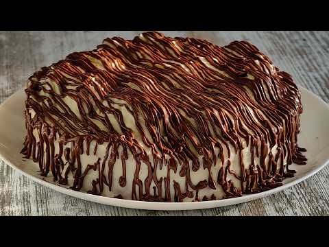 Видео: Этот торт исчезает за 5 минут! Проверено на всей семье 🍰. Дамские Пальчики - нежнее облака!