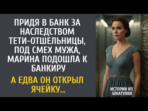 Видео: Придя в банк за наследством тети-отшельницы, Марина подошла к банкиру… А едва он открыл ячейку…