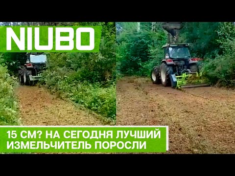 Видео: мульчеровщик лесной Niubo TPP