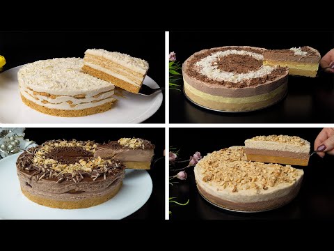 Видео: 4 вкусных рецепта тортов без духовки, которые стоит попробовать!