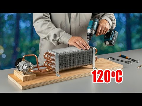 Видео: Как сделать БЕСПЛАТНЫЙ круглогодичный водонагреватель из мотора от стиральной машины и медных труб