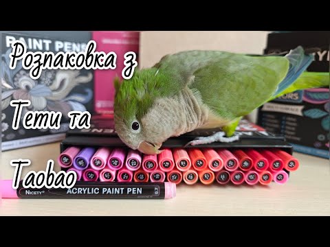 Видео: Розпаковка арт-матеріалів з Temu, Taobao / nicety , guangna, наліпки