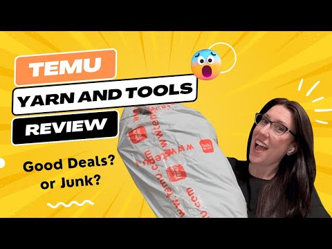 Видео: Обзор Honest Temu Haul: скидки на пряжу и инструменты для вязания! Стоят ли они того?