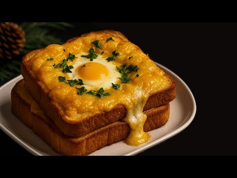 Видео: Самый хрустящий сэндвич с сыром на завтрак