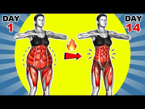 Видео: 🔥ЗА 50? ➜100% гарантия плоского живота за 1 неделю ➜ВСЕГО 20 МИНУТ упражнений СТОЯ