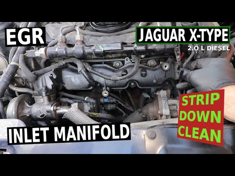 Видео: JAGUAR X-TYPE 2.0L Дизельный EGR и впускной коллектор