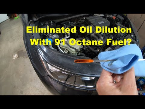 Видео: Устранено разжижение масла при использовании 91-октанового топлива? - Honda CR-V 2017 года - Резу...