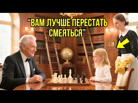 Видео: "Обыграешь Меня В ШАХМАТЫ И Получишь Миллион!" – Рассмеялся Миллиардер, Но Дочь Уборщицы...