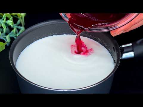 Видео: Добавьте свеклу в молоко! Вкуснятина которую вы не пробовали. РОЗЫГРЫШ ПРИЗА