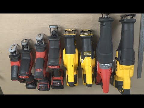 Видео: Сабельные пилы Milwaukee и Dewalt ч.2 пилим