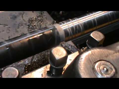 Видео: Изготовление вала, длинной 950мм и изготовление сегментного шпоночного паза