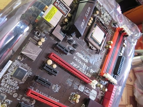 Видео: Обзор материнской платы Asrock Fatality Z87 Killer. Часть 1.