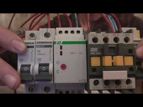 Видео: Фото реле, сумеречное реле AZ-B, схема управления уличным освещением.