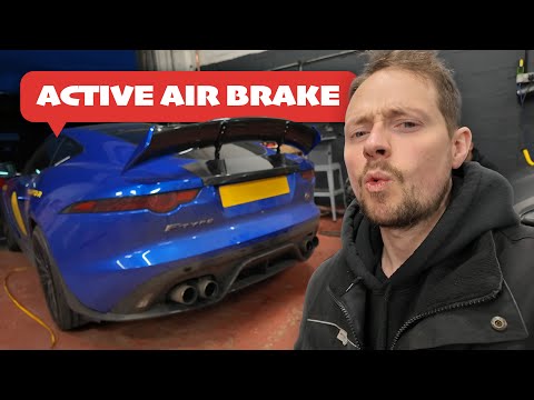 Видео: Мы добавили активный воздушный тормоз к нашему F-Type