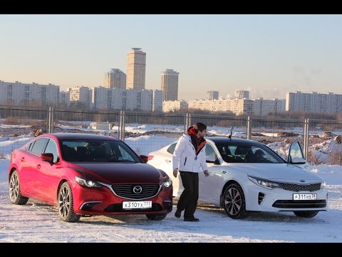 Видео: Тест КИА Оптима - Мазда 6: красные и белые 2017