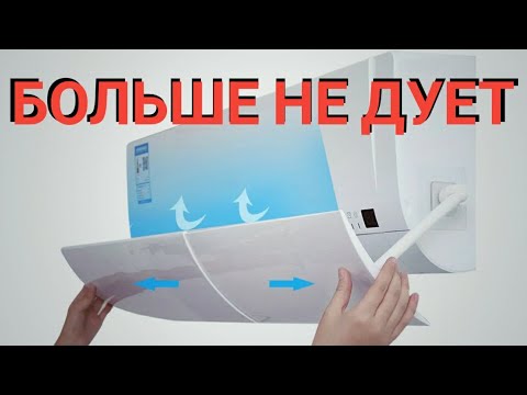 Видео: Экран-дефлектор для внутреннего блока кондиционера.