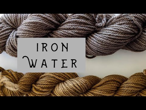 Видео: Натуральное окрашивание с использованием железистой воды для изменения цвета