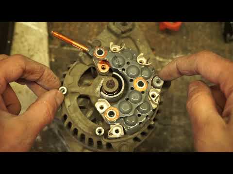 Видео: 🔧Ремонт генератора Toyota Passo. 🛠 Замена диодного моста и щеток.