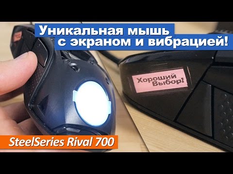 Видео: Уникальная мышь с экраном и вибрацией! SteelSeries Rival 700