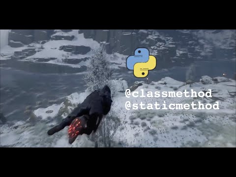 Видео: Классы в Python: staticmethod и classmethod